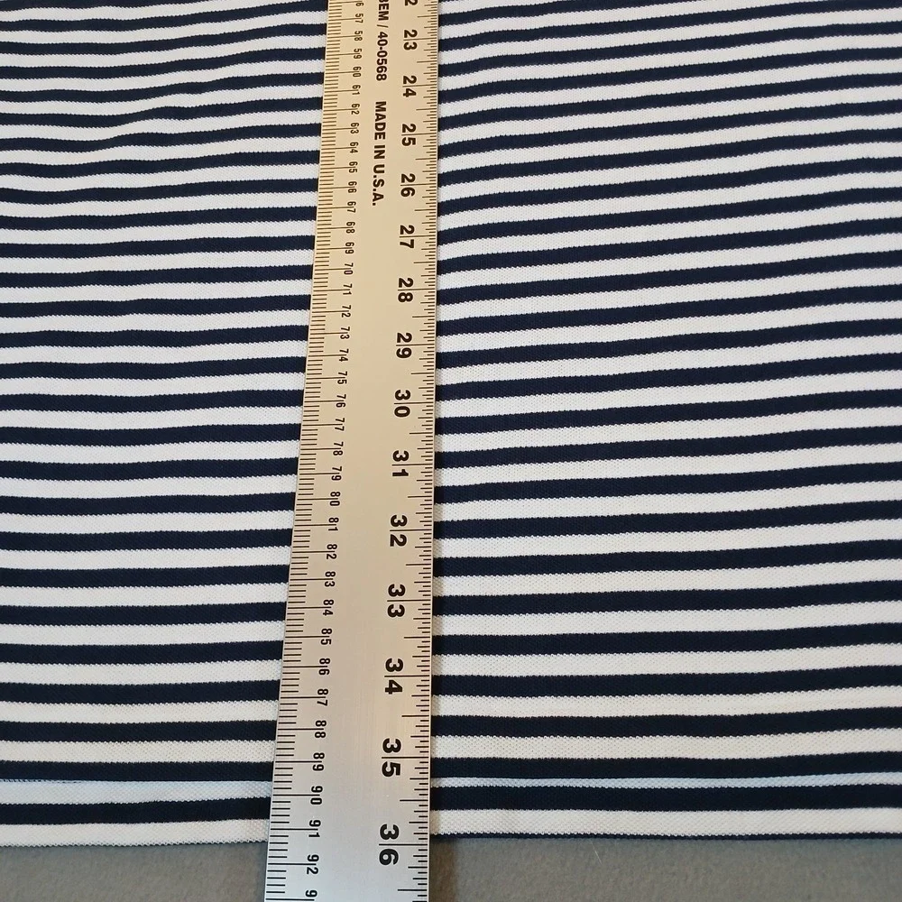 NWT Polo Ralph Lauren 4XB Navy White Striped Cotton Polo Shirt Big Tall